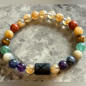 Sagittarius 7 Chakra Stretch Bracelet
